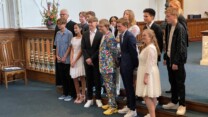 Så blev de endelig konfirmerede